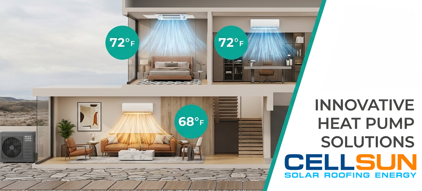 CellSun Heat Pump installation
