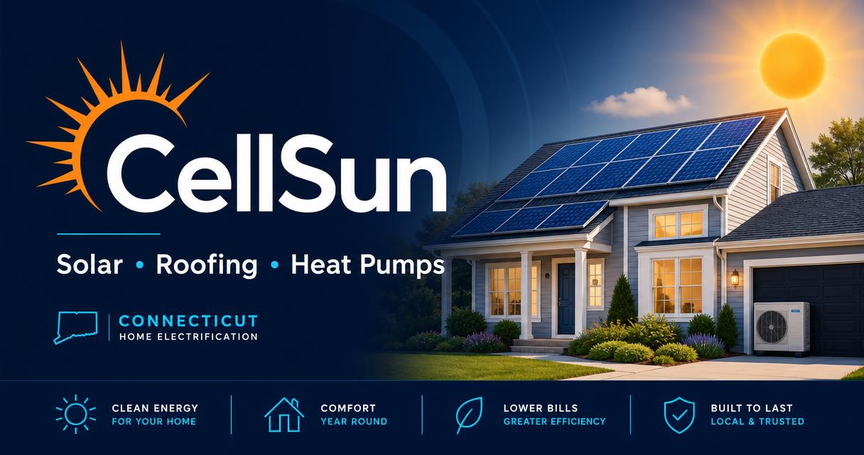Cellsun CellSun | Solar, Roofing & Heat Pumps in Connecticut